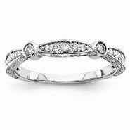 14k White Gold Diamond Ring