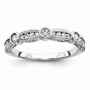 14k White Gold Diamond Ring