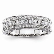 14k White Gold Diamond Ring