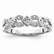14k White Gold Diamond Ring
