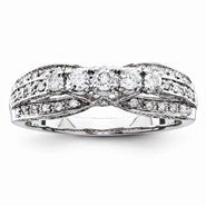 14k White Gold Diamond Ring