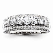 14k White Gold Diamond Ring
