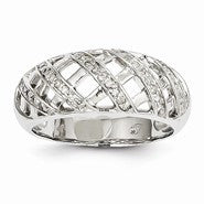 14k White Gold Diamond Ring