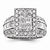 14k White Gold Diamond Engagement Ring
