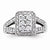 14k White Gold Diamond Engagement Ring