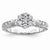 14k White Gold Diamond Engagement Ring