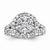 14k White Gold Diamond Engagement Ring
