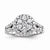 14k White Gold Diamond Engagement Ring
