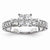 14k White Gold Diamond Engagement Ring