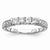 14k White Gold Diamond Band Ring