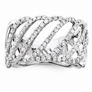 14k White Gold Diamond Ring