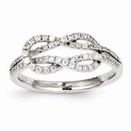 14k White Gold Diamond Ring