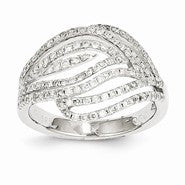 14k White Gold Diamond Ring