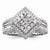 14k White Gold Diamond Ring