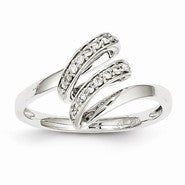 14k White Gold Diamond Fashion Ring