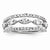 14k White Gold Diamond Fashion Ring