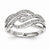 14k White Gold Diamond Fashion Ring