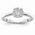 14k White Gold Diamond Engagement Ring