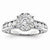 14k White Gold Diamond Engagement Ring
