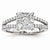 14k White Gold Diamond Fashion Ring