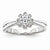14k White Gold Diamond Engagement Ring