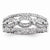 14k White Gold Diamond Fashion Ring