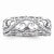 14k White Gold Diamond Fashion Ring