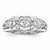 14k White Gold Diamond Fashion Ring