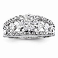 14k White Gold Diamond Engagement Ring