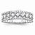 14k White Gold Diamond Fashion Ring