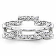 14k White Gold Diamond Ring