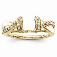 14k Yellow Gold Diamond Ring