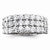 14k White Gold Diamond Wedding Band