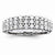 14k White Gold Diamond Wedding Band