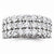 14k White Gold Diamond Wedding Band