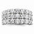 14k White Gold Diamond Wedding Band