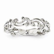 14k White Gold Diamond Ring