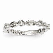 14k White Gold Diamond Ring