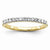 14k Yellow Gold Diamond Wedding Band