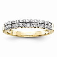 14k Yellow Gold Diamond Wedding Band