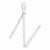 14k White Gold Diamond Initial N Pendant, Pendants for Necklace