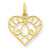 14k Gold Heart Charm hide-image