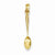 14k Gold 3-D Table Spoon Pendant, Pendants for Necklace