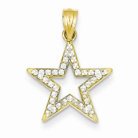 14k Gold Star Pendant, Pendants for Necklace