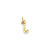 Initial Charm in 14k Yellow Gold