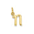 Initial Charm in 14k Yellow Gold