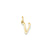 Initial Charm in 14k Yellow Gold