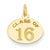 14k Gold Oval 16 Charm hide-image