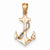 14k Rose Gold Anchor Pendant, Pendants for Necklace