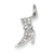 14k White Gold Diamond Boot Charm hide-image